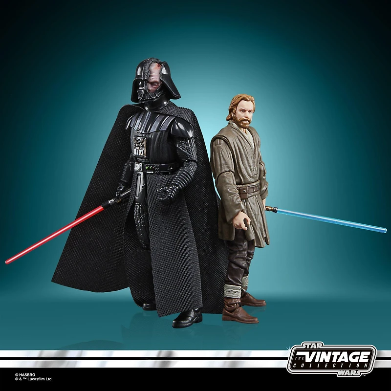 Hasbro Star Wars: Obi-Wan Kenobi - Obi-Wan Kenobi (Showdown) and Darth Vader (Showdown) 3.75-inch Action Figure 2-Pack