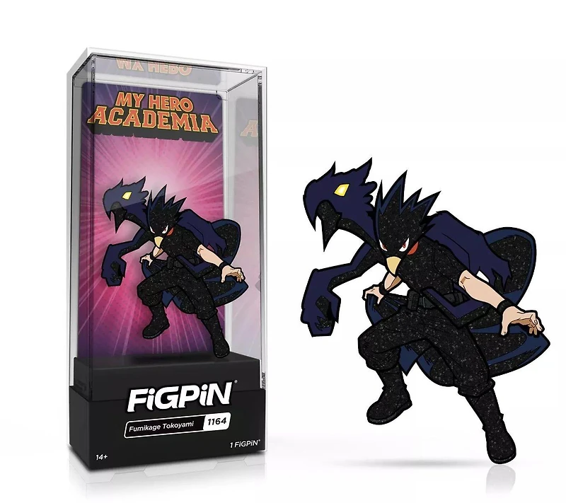 FiGPiN My Hero Academia Fumikage Tokoyami 3-in Collectible Enamel Pin