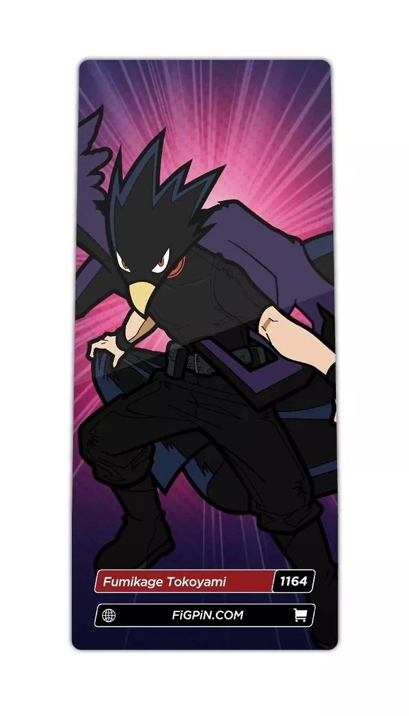 FiGPiN My Hero Academia Fumikage Tokoyami 3-in Collectible Enamel Pin