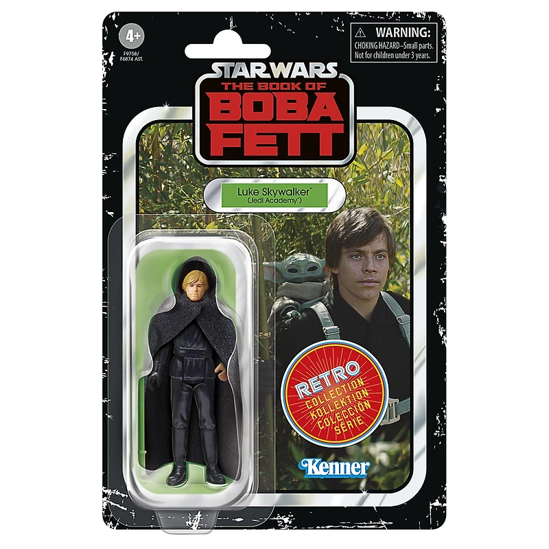 Hasbro Star Wars Retro Collection: Luke Skywalker (Jedi Academy) The Book of Boba Fett 3.75-In Action Figure