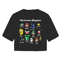Super Mario Mushroom Kingdom Unisex Short Sleeve T-Shirt