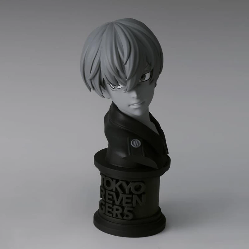 Banpresto Tokyo Revengers Faceculptures Chifuyu (Version B) 4.3-in Statue