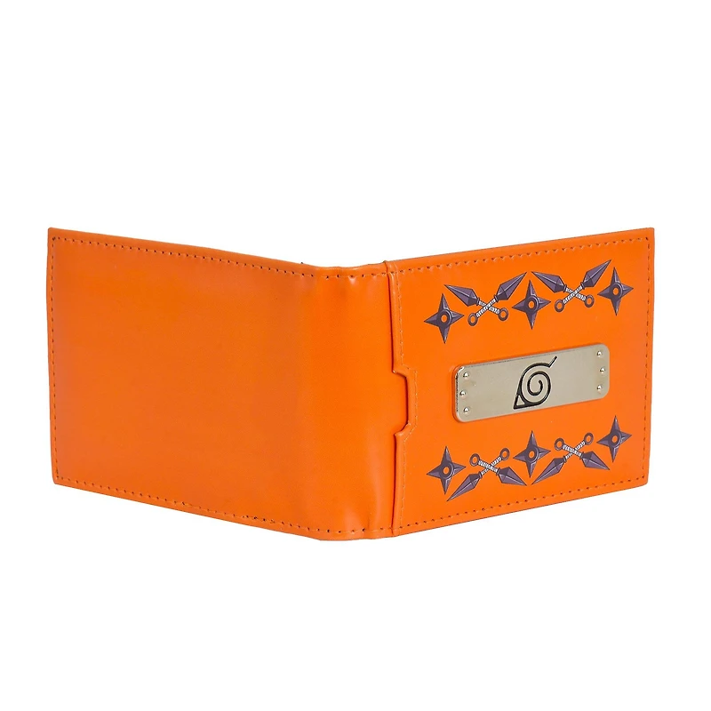 Naruto Shippuden Shinobi Weapons Bi-Fold Wallet with Money Clip