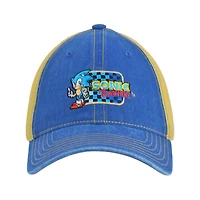 Sonic the Hedgehog Vintage Logo Mesh Trucker Hat