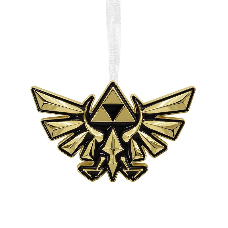 Hallmark The Legend of Zelda Premium Metal Crest of Hyrule Ornament