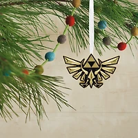 Hallmark The Legend of Zelda Premium Metal Crest of Hyrule Ornament