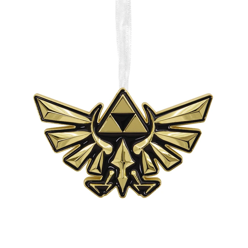 Hallmark The Legend of Zelda Premium Metal Crest of Hyrule Ornament
