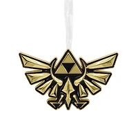 Hallmark The Legend of Zelda Premium Metal Crest of Hyrule Ornament