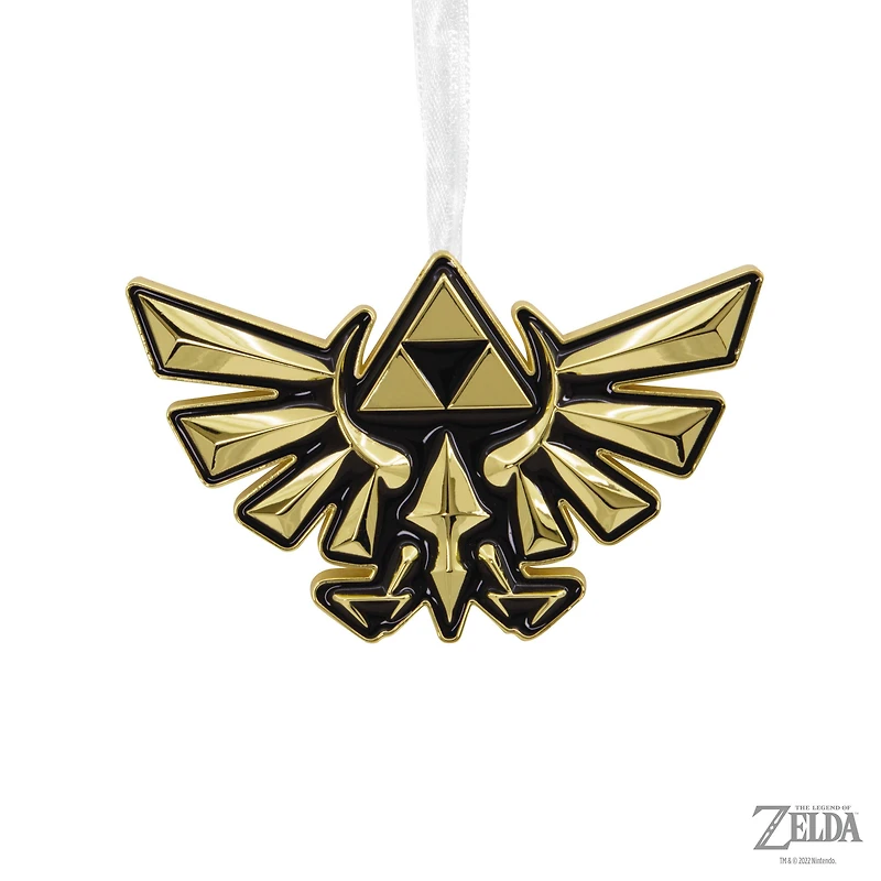 Hallmark The Legend of Zelda Premium Metal Crest of Hyrule Ornament
