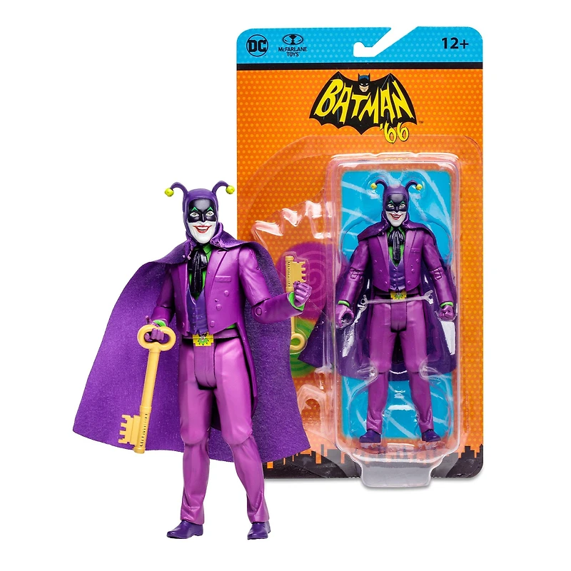 McFarlane Toys DC Batman '66 The Joker (Comics) 6-in Retro Action Figure
