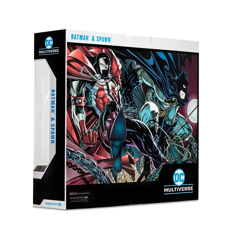 McFarlane Toys DC Multiverse Batman and Spawn (Todd McFarlane Comics) 7-in Action Figure Set 2-Pack