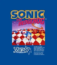 Sonic The Hedgehog Game Cover Unisex Short Sleeve T-Shirt