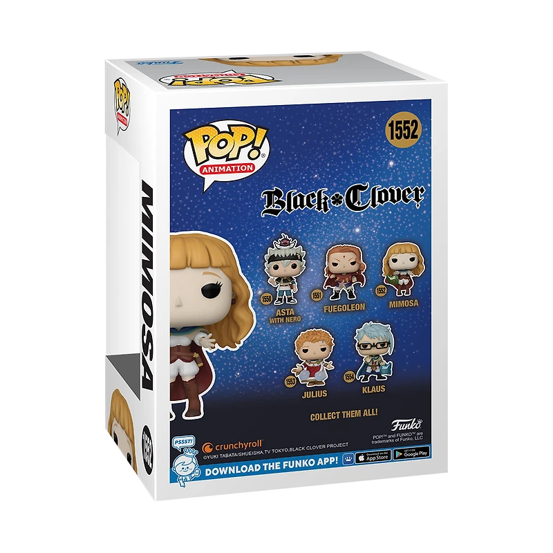 Funko POP! Animation: Black Clover Mimosa 3.9-in Vinyl Figure