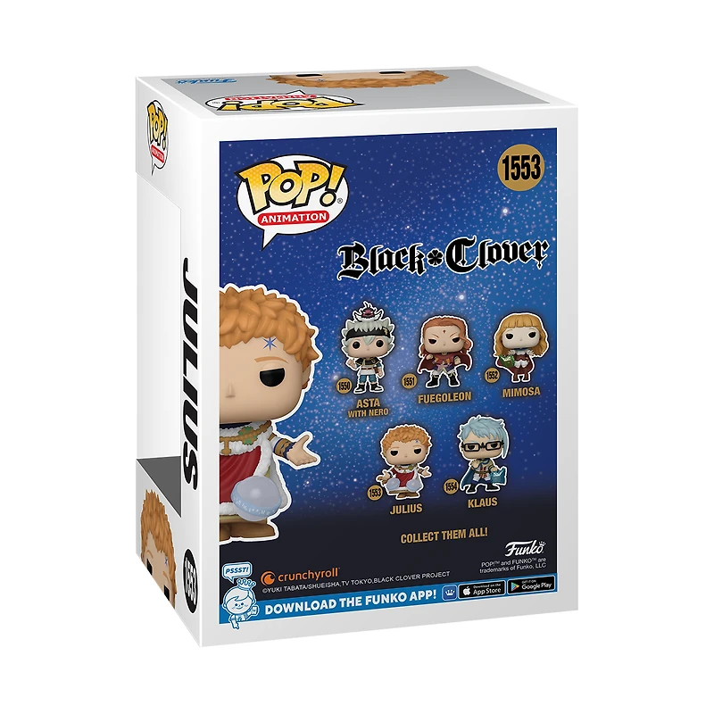 Funko POP! Animation: Black Clover Julius 4.15-in Vinyl Figure