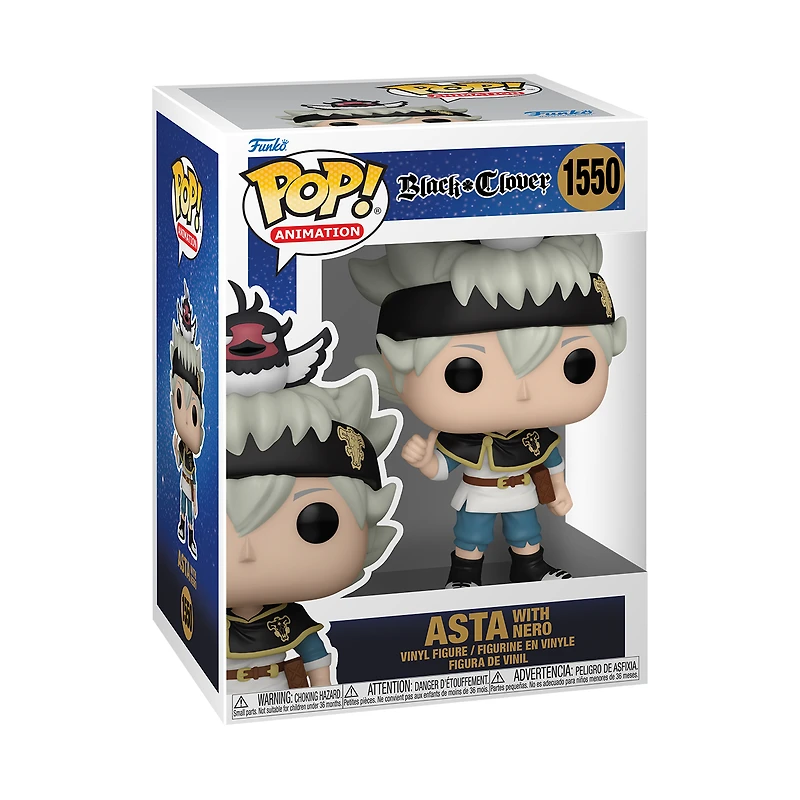 Funko POP! Animation: Black Clover Asta with Nero 5-in Vinyl Figure