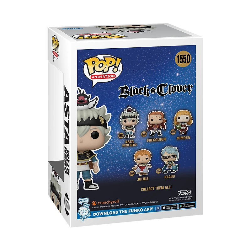 Funko POP! Animation: Black Clover Asta with Nero 5-in Vinyl Figure