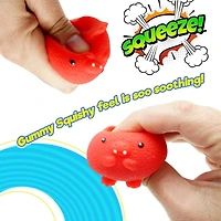 Ja-Ru Mochi Squishy Animal Kawaii Fidget Toys 3-Pack (Styles May Vary)