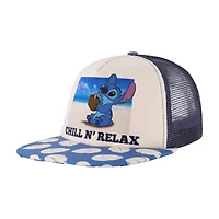 Disney Lilo and Stitch Chill N Relax Beach Coconut Skater Snapback Hat