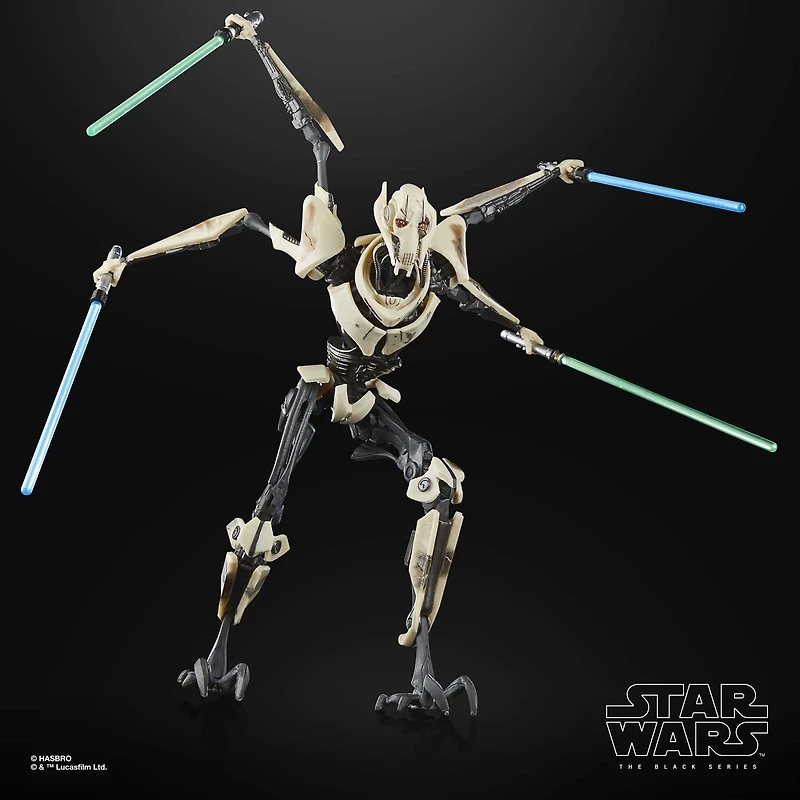 Hasbro Star Wars: The Black Series Gaming Greats Star Wars: Battlefront II General Grievous (Battle Damaged) 6-in Action Figure GameStop Exclusive