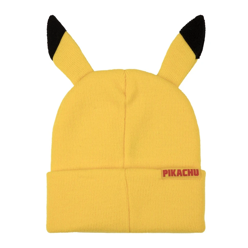 Pokemon Pikachu Cosplay with Ears Knit Hat