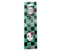 Demon Slayer: Kimetsu no Yaiba Tanjiro Kamado Fox Mask Enamel Pendant Keychain