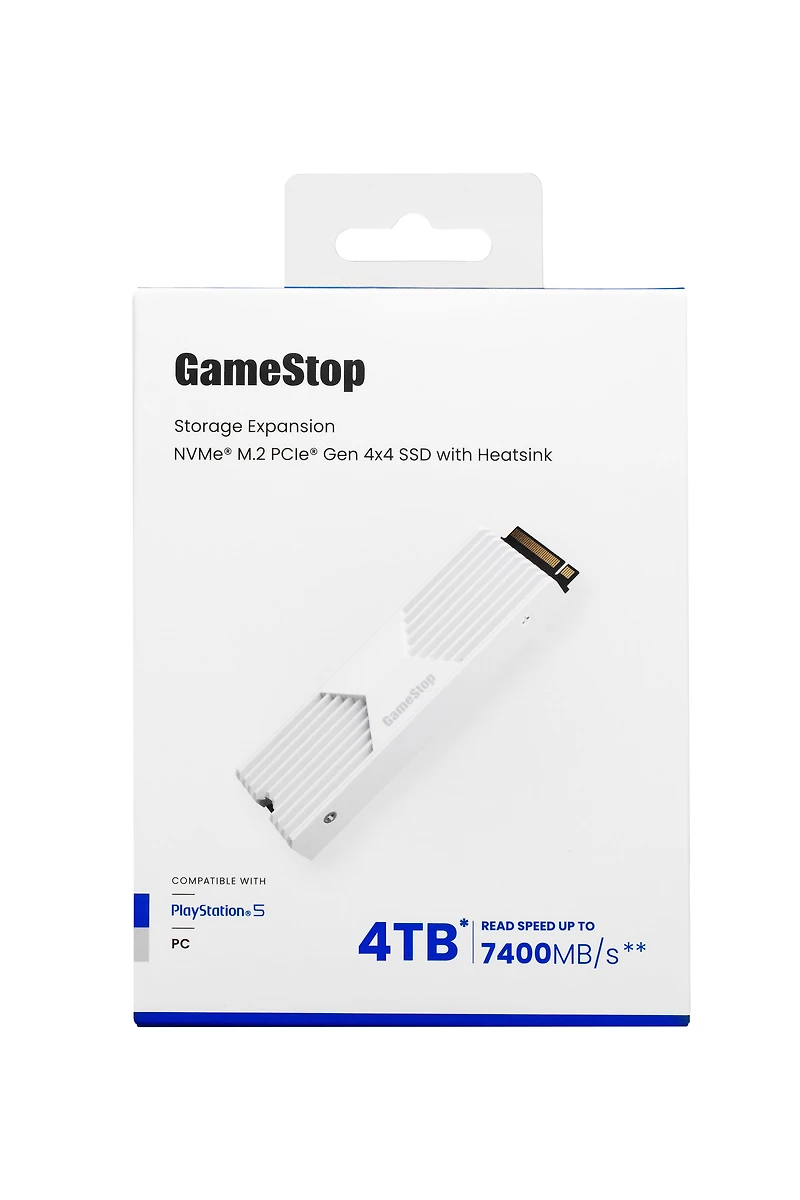 GameStop NVMe SSD Card with Heatsink 4TB