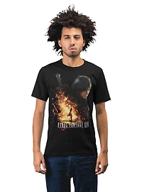 Geeknet Final Fantasy XVI Unisex Black Cotton T-Shirt GameStop Exclusive