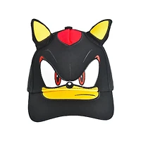 Sonic the Hedgehog Shadow Big Face Snapback Baseball Hat with 3D Ears