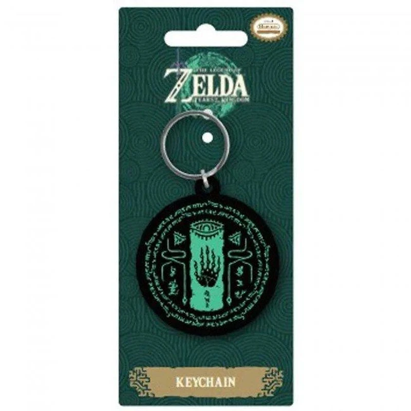The Legend of Zelda: Tears of the Kingdom Authentication Crest Keychain Style B