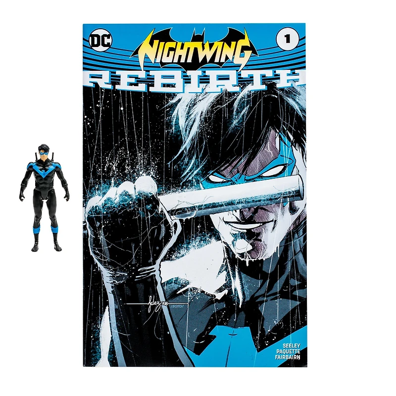 McFarlane Toys DC Direct Page Punchers Nightwing 3-in Action Figure with Nightwing: Rebirth Comic