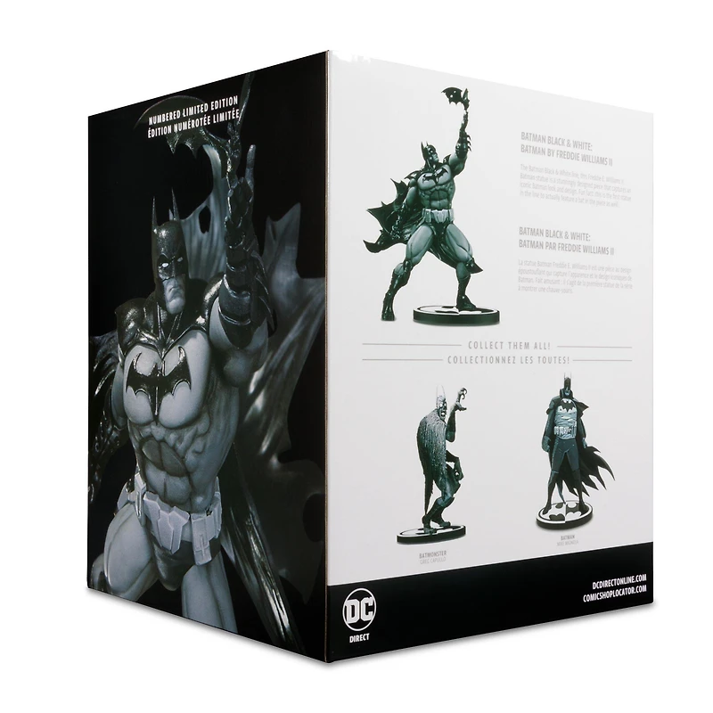 McFarlane Toys Batman Black and White Batman (Freddie E. Williams II Design) 7-in Polyresin Statue