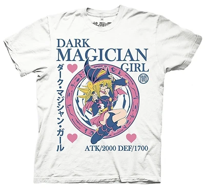 Yu-Gi-Oh! Dark Magician Girl White Unisex Short Sleeve T-Shirt