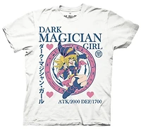 Yu-Gi-Oh! Dark Magician Girl White Unisex Short Sleeve T-Shirt