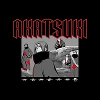 Naruto Akatsuki Band Unisex Short Sleeve T-Shirt