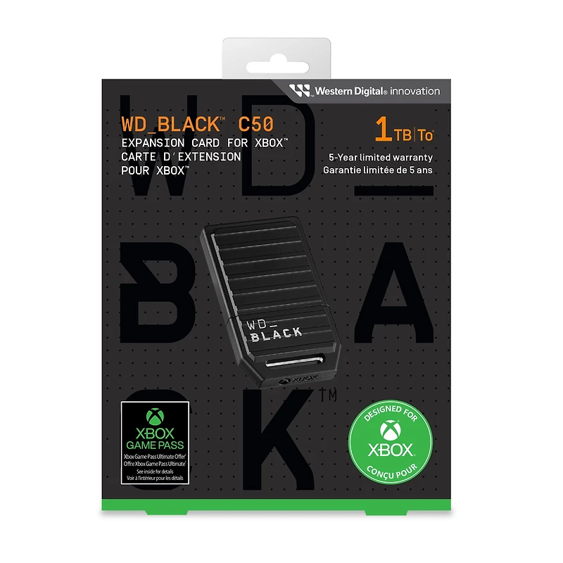 WD_BLACK C50 Expansion Card for Xbox Series X/S