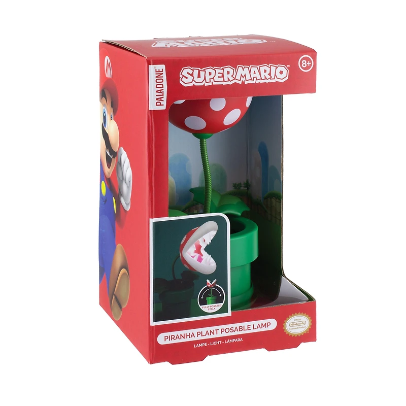 Paladone Super Mario Bros. Mini Piranha Plant 8.3-in Lamp