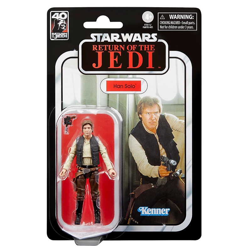 Hasbro Star Wars: The Vintage Collection 40th Anniversary Star Wars Return of the Jedi Han Solo 3.75-in
