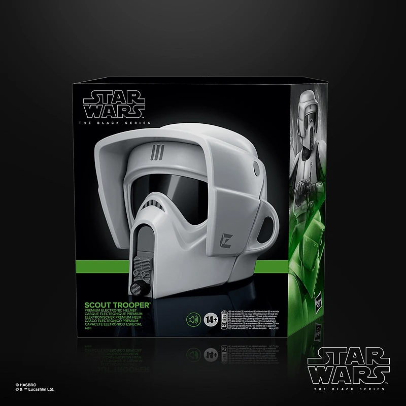 Hasbro Star Wars: The Black Series Scout Trooper Premium Electronic Helmet