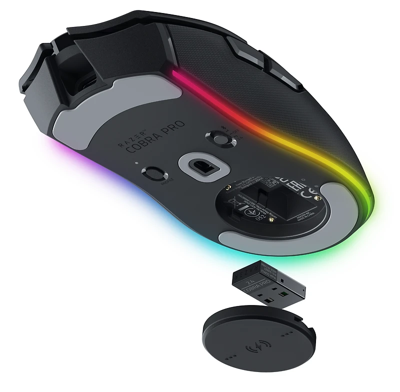 Razer Cobra Pro Lightweight Wireless Gaming Mouse with Razer Chroma RGB - Black