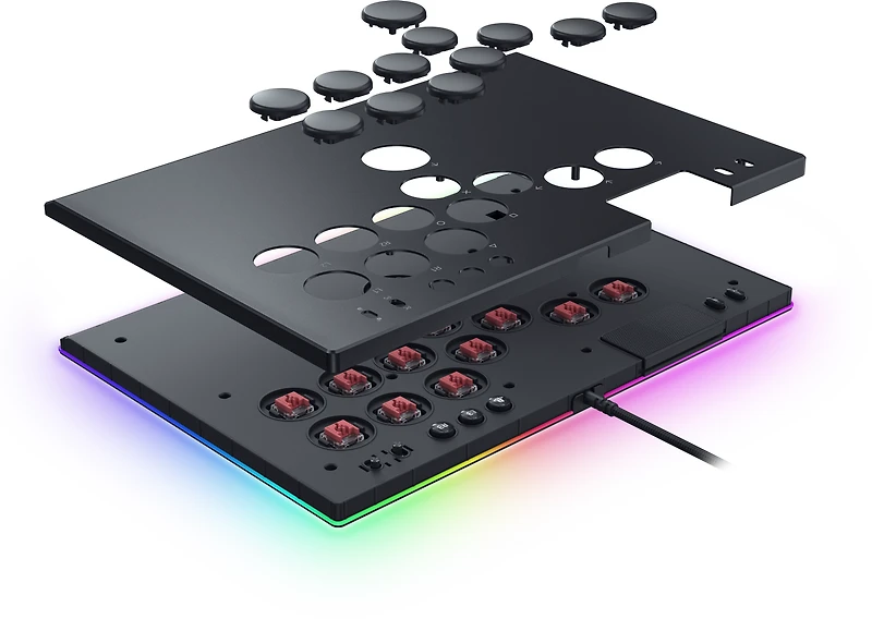 Razer Kitsune All-Button Optical Arcade Controller for PlayStation 5 and PC Black
