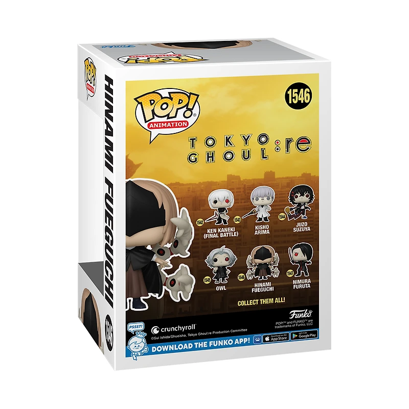 Funko POP! Animation: Tokyo Ghoul:re- Hinami Fueguchi (or Chase) 3.85-in Vinyl Figure