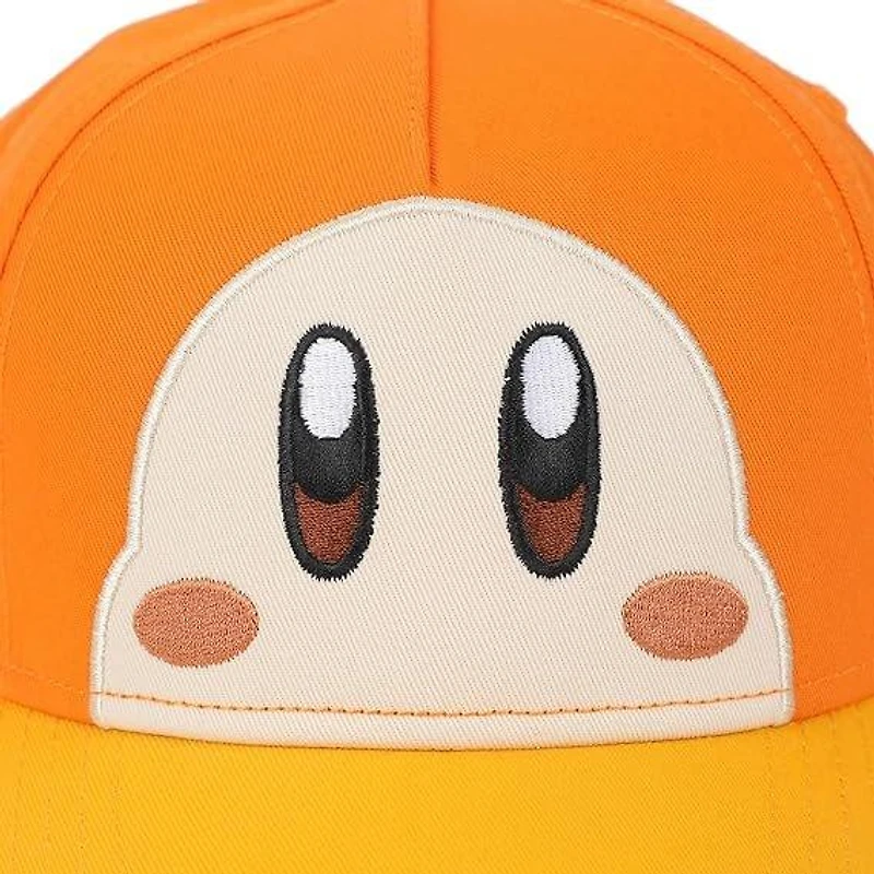 Kirby Waddle Dee Face Woven Label Adult Snapback Hat