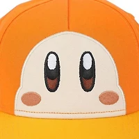 Kirby Waddle Dee Face Woven Label Adult Snapback Hat