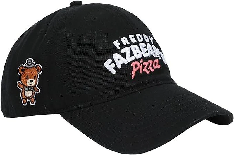 Five Nights at Freddy's Freddy Fazbear Pizza Black Dad Hat