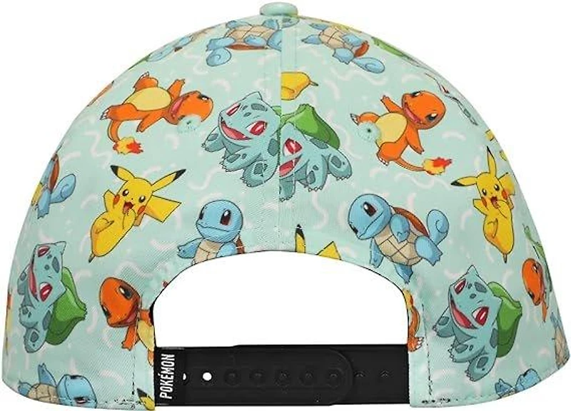 Pokemon Character Sublimated Snapback Hat