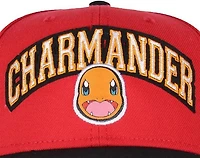 Pokemon Charmander Embroidered Snapback Hat