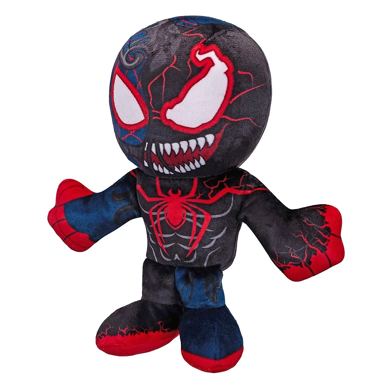 Marvel Spider-Man Venomized Miles Morales Sitting Kuricha 6-in Chibi Plushie