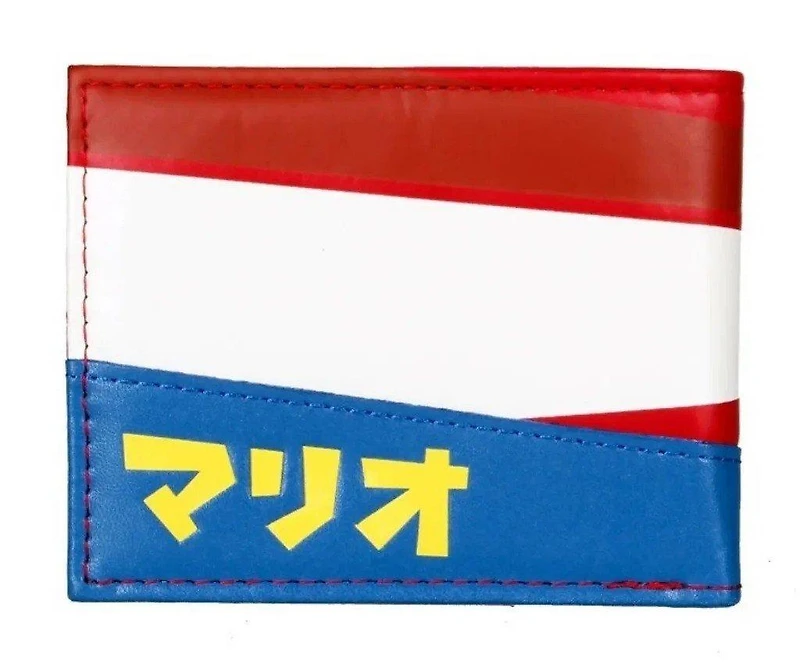 Super Mario Bros Mario Gold Star Bifold Wallet