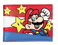 Super Mario Bros Mario Gold Star Bifold Wallet