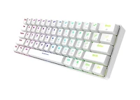 GameStop 60% Mechanical White Hot Swappable Keyboard - Brown Switch